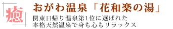 おがわ温泉「花和楽の湯」