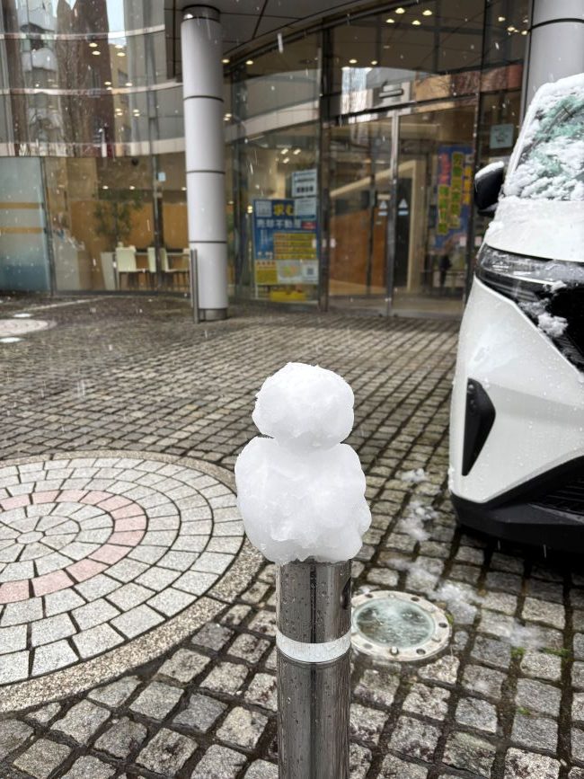 雪だるま出現！？⛄
