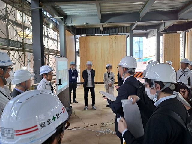 大門町CLTプロジェクト構造見学会