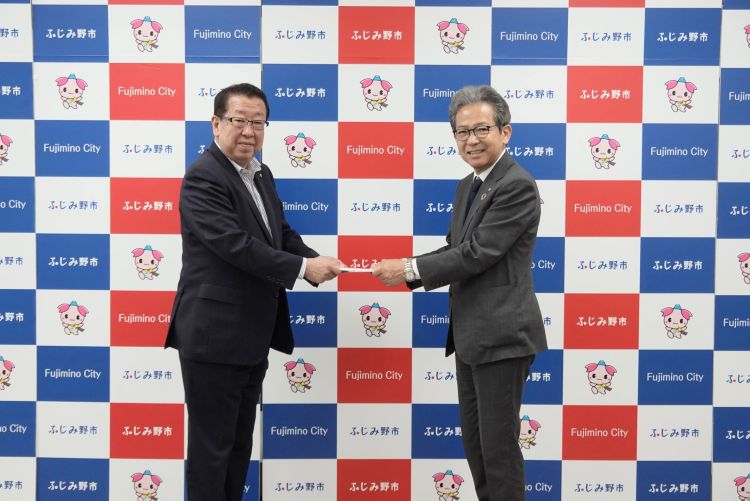 ⚾寄付金贈呈【ふじみ野市役所へ】⚾