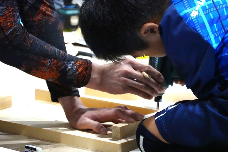 ✨🔨第２２回 夏休み親子木工教室🔨✨の様子📸