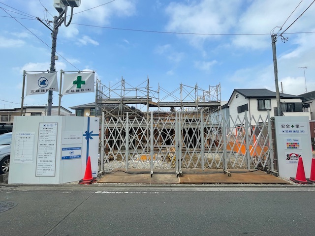 スタジオ併設住宅と店舗新築工事