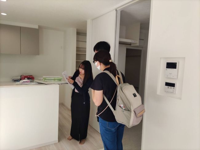 お引渡しの様子🏠