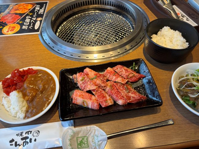 会社近くで焼肉ランチ🥩