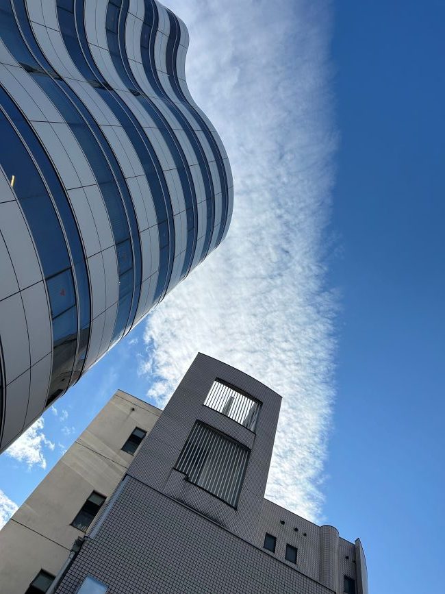 今日の会社の空