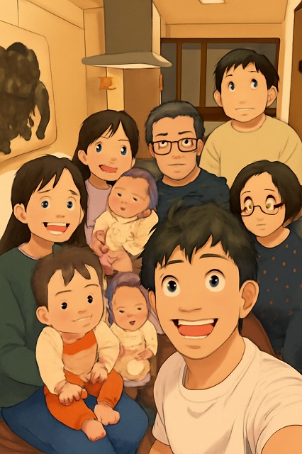 家族と過ごしながら幸せづくりを想う