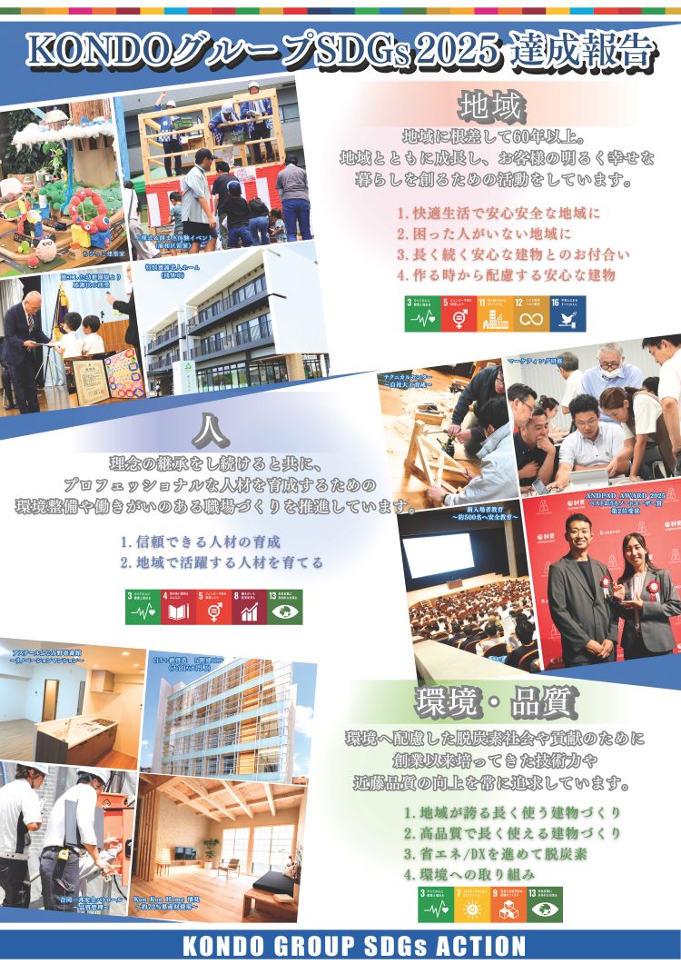 【🌎KONDO SDGs】新ポスターが完成！✨