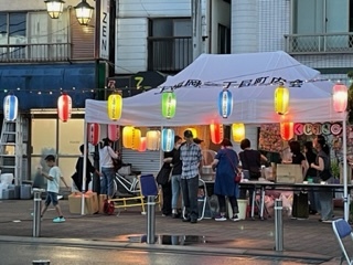 町内夏まつりの準備