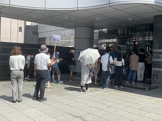 キッズ工務店の受付