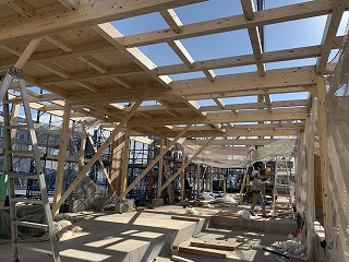 ＣＬＴパネルの建方