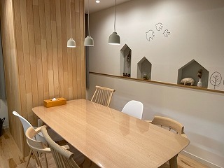 ショールーム打ち合わせコーナーの完成
