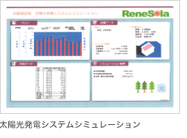 太陽光発電システムシミュレーションと太陽光発電システム