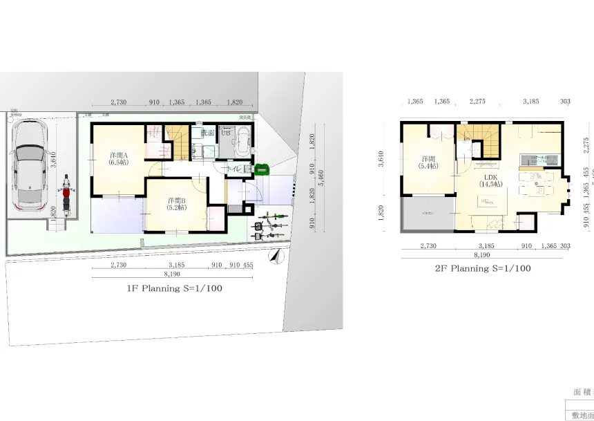 施工事例の間取り図