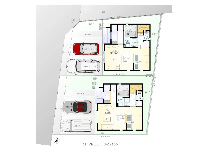 施工事例の間取り図